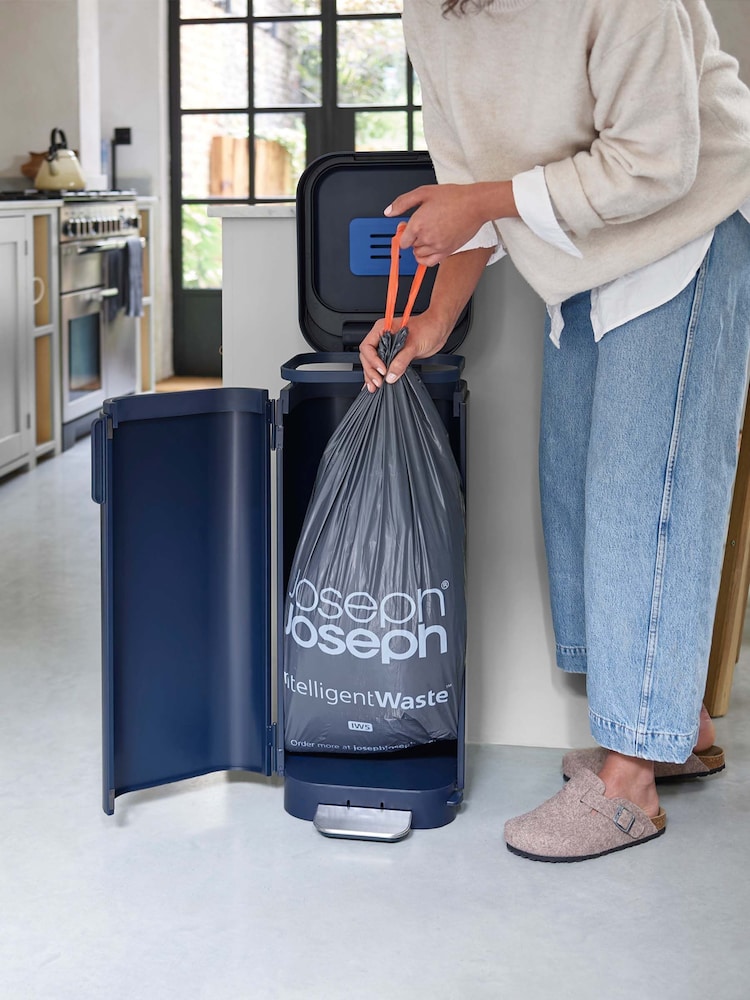 Joseph Joseph Blue Porta 40L Kitchen Bin - Image 1 of 4
