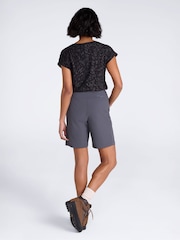 Mountain Warehouse Grey Nova Water Resistant Quick Drying UV Hiking Shorts - Image 4 of 9