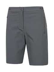 Mountain Warehouse Grey Nova Water Resistant Quick Drying UV Hiking Shorts - Image 6 of 9