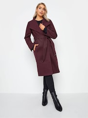 M&Co Red Formal Wrap Coat - Image 3 of 4