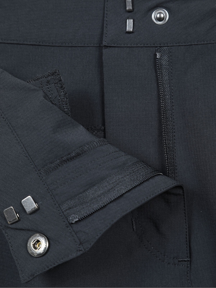 Mountain Warehouse Black Monte Quick Drying UV Cargo Hiking Trousers - Image 10 of 10