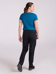 Mountain Warehouse Black Monte Quick Drying UV Cargo Hiking Trousers - Image 4 of 10