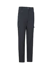 Mountain Warehouse Black Monte Quick Drying UV Cargo Hiking Trousers - Image 6 of 10