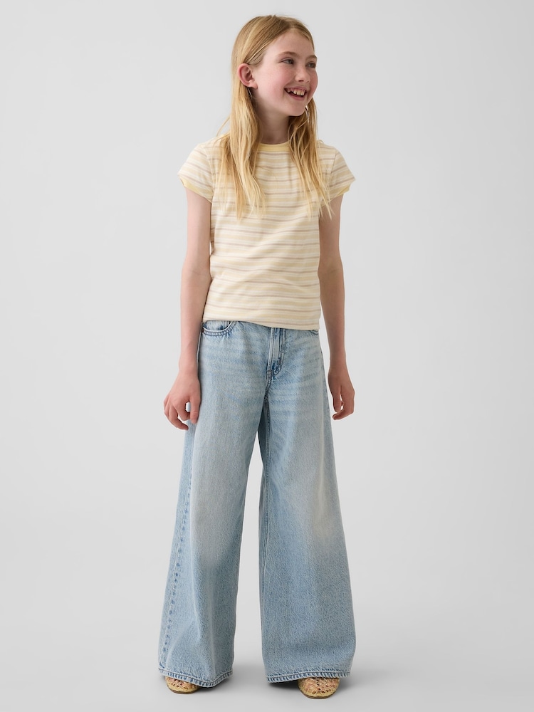 Gap Light Wash Low Rise Baggy Jeans (5-13yrs) - Image 1 of 5 Gap Light Wash Low Rise Baggy Jeans (5-13yrs) - Image 1 of 5