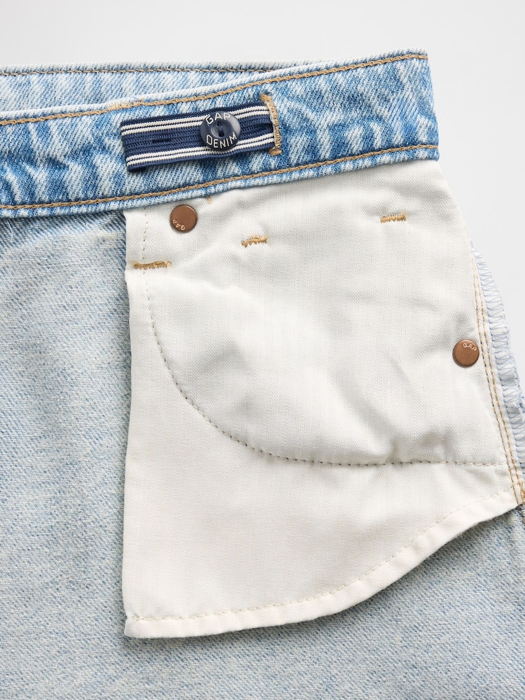 Gap Light Wash Low Rise Baggy Jeans (5-13yrs) - Image 5 of 5 Gap Light Wash Low Rise Baggy Jeans (5-13yrs) - Image 5 of 5