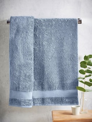 Blue Slate Egyptian Cotton Towel - Image 2 of 5