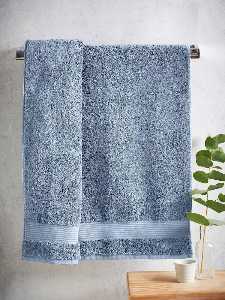 Blue Slate Egyptian Cotton Towel - Image 2 of 5