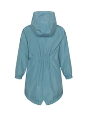 Mountain Warehouse Blue Kids Flo Printed Water Resistant Jacket - Image 3 of 6