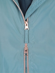 Mountain Warehouse Blue Kids Flo Printed Water Resistant Jacket - Image 5 of 6