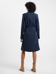 French Connection Blue Andrea Lyocell Shirt Dress - Image 2 of 3