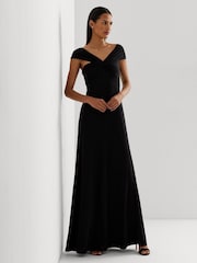 Lauren Ralph Lauren Black Meirnay Gown - Image 1 of 10