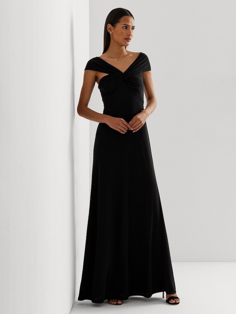 Lauren Ralph Lauren Black Meirnay Gown - Image 1 of 10