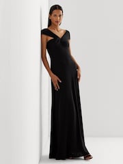 Lauren Ralph Lauren Black Meirnay Gown - Image 4 of 10
