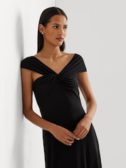 Lauren Ralph Lauren Black Meirnay Gown - Image 7 of 10