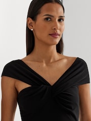 Lauren Ralph Lauren Black Meirnay Gown - Image 8 of 10