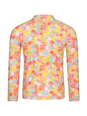 Mountain Warehouse Pink Printed Full Zip UV Rash Vest - Image 2 of 5