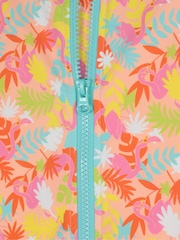 Mountain Warehouse Pink Printed Full Zip UV Rash Vest - Image 5 of 5