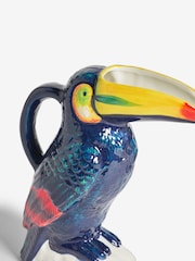 Clarke & Clarke Multi Toucan Ceramic Jug - Image 4 of 4