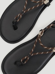 Hush Red Leona Rope Sandals - Image 7 of 7