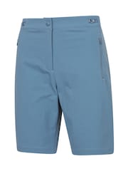 Mountain Warehouse Blue Nova Water Resistant Quick Drying UV Hiking Shorts - Image 6 of 9