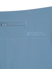 Mountain Warehouse Blue Nova Water Resistant Quick Drying UV Hiking Shorts - Image 9 of 9