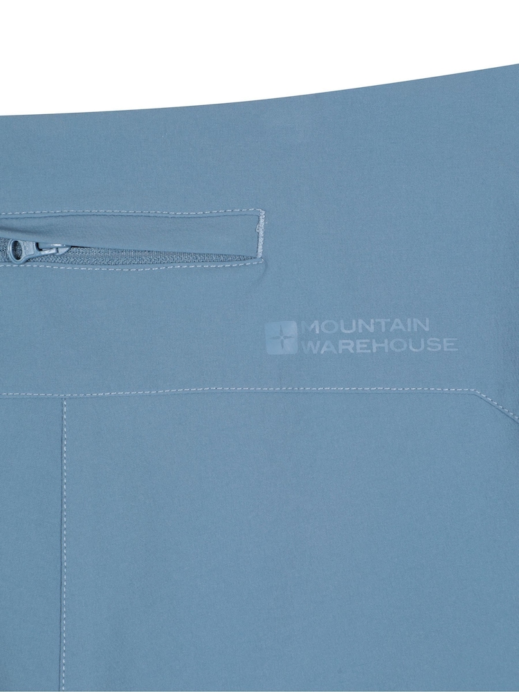Mountain Warehouse Blue Nova Water Resistant Quick Drying UV Hiking Shorts - Image 9 of 9