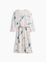 Gap Cream Ski Scene Wide-Leg Pyjamas Set (6-13yrs) - Image 3 of 4