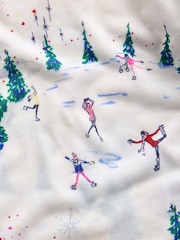 Gap Cream Ski Scene Wide-Leg Pyjamas Set (6-13yrs) - Image 4 of 4