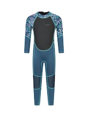 Mountain Warehouse Blue Printed Full Wetsuit - Image 1 of 5