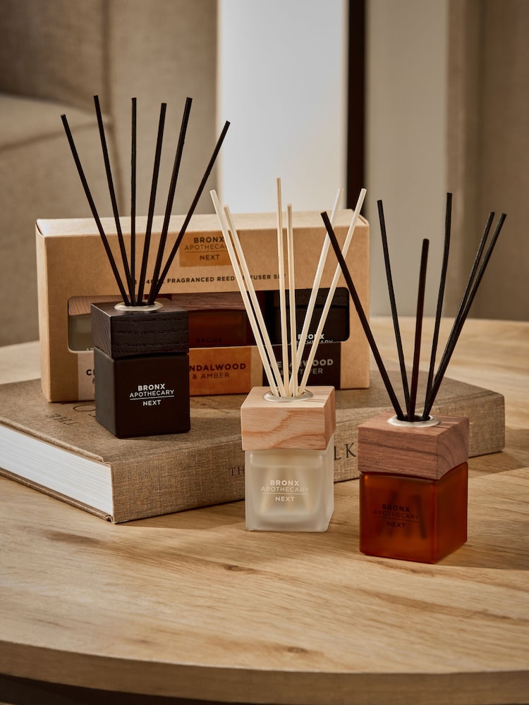 Bronx Set of 3 Mixed 40ml Fragranced Reed Diffuser - Image 1 of 3