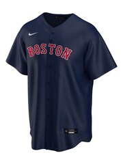Nike Navy Blue Boston Red Sox Official Replica Alternate Jersey - Image 2 of 3