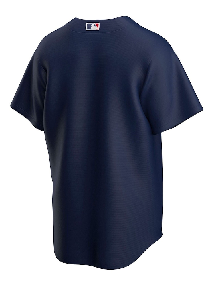 Nike Navy Blue Boston Red Sox Official Replica Alternate Jersey - Image 3 of 3