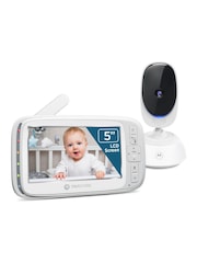 Motorola White VM75 5inch Video Pan and Tilt Baby Monitor - Image 2 of 5