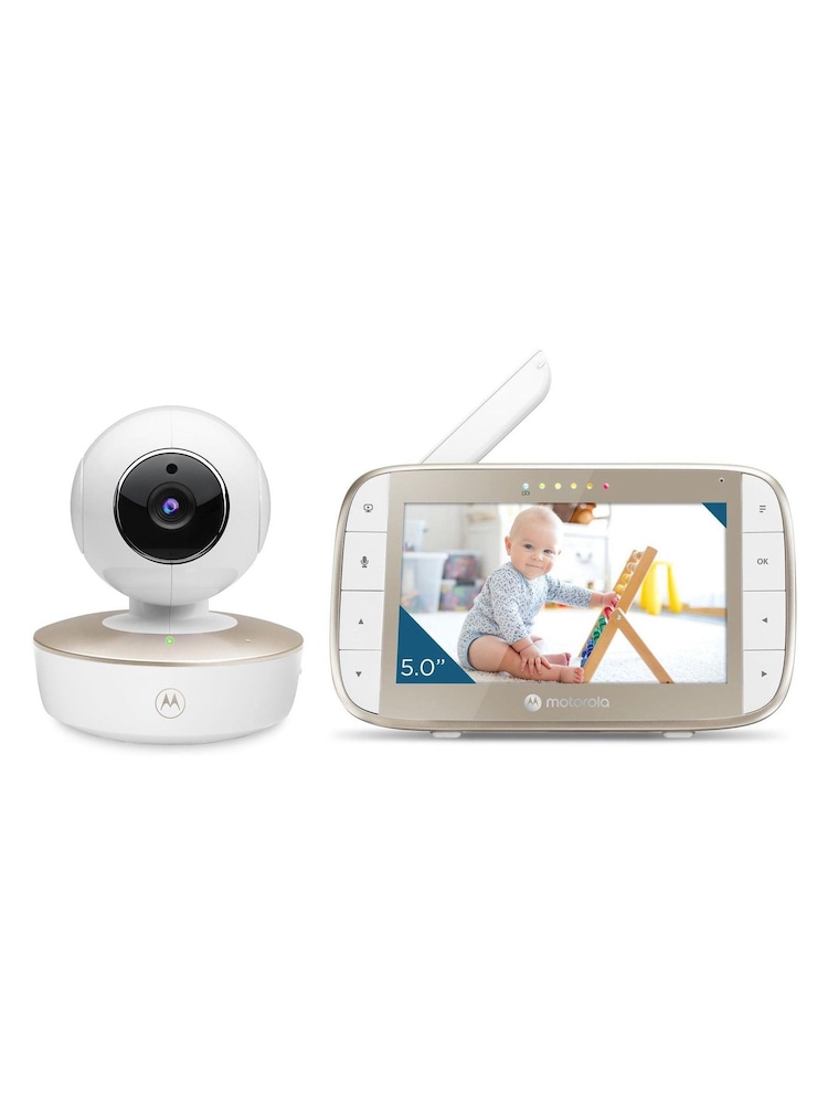 Motorola White VM50G 5inch Video Pan and Tilt Baby Monitor - Image 1 of 5 Motorola White VM50G 5inch Video Pan and Tilt Baby Monitor - Image 1 of 5