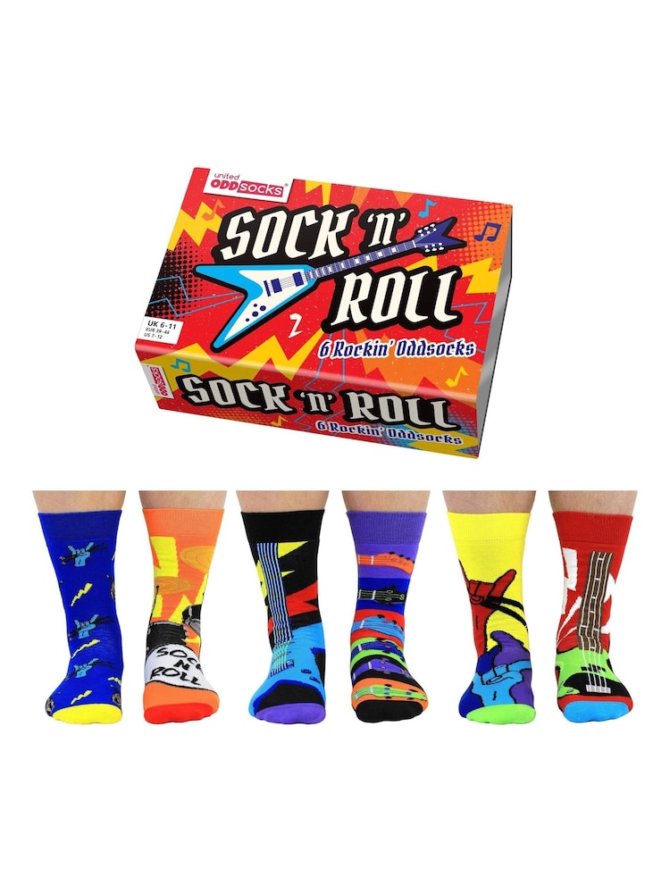 United Odd Socks Multi Rock & Roll Sock n Roll Socks - Image 1 of 3