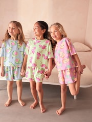 Pastel Prints Short Pyjamas 3 Pack (3-16yrs) - Image 1 of 5