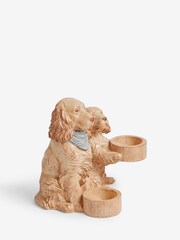 Set of 2 Natural Cooper the Spaniel and Friends Tealight Candle Holder - Image 4 of 5