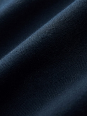 Navy Blue Slim Fit Short Sleeve Oxford Shirt - Image 7 of 7