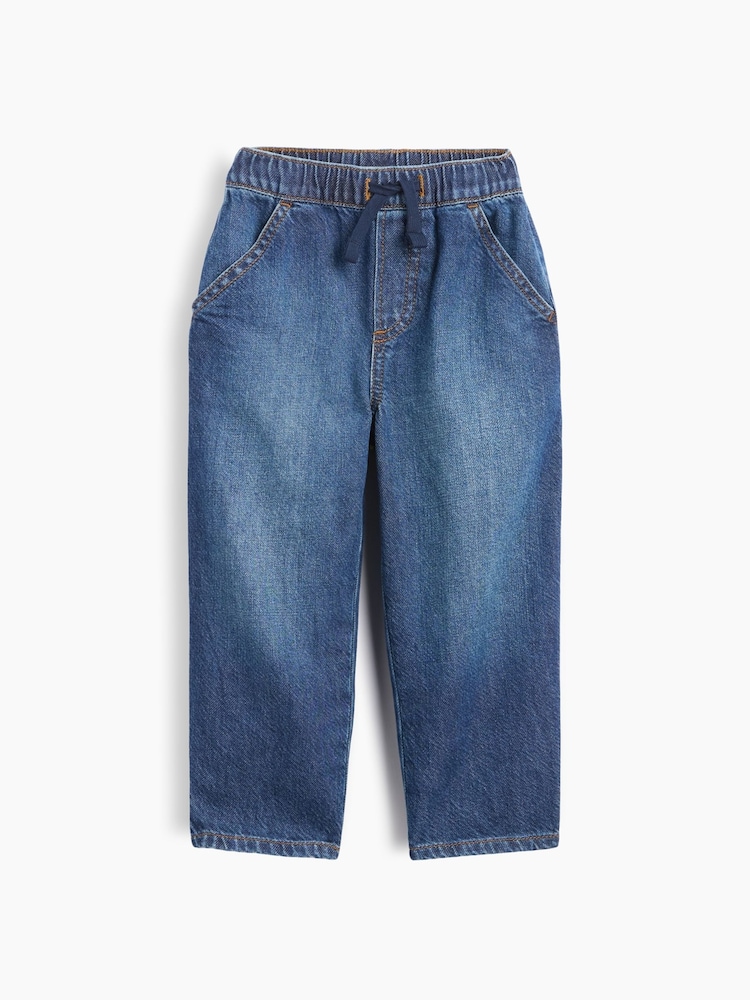 Gap Dark Wash Pull On Baggy Jeans (6mths-5yrs) - Image 2 of 4 Gap Dark Wash Pull On Baggy Jeans (6mths-5yrs) - Image 2 of 4