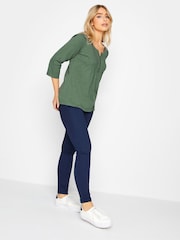 M&Co Green Henley Top - Image 2 of 4