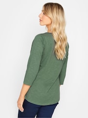 M&Co Green Henley Top - Image 3 of 4