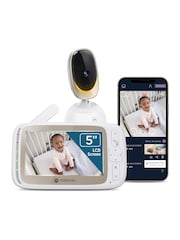 Motorola White VM85 5inch Video Smart Baby Monitor - Image 1 of 6