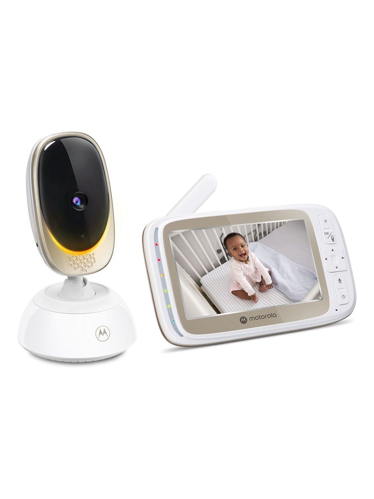 Motorola White VM85 5inch Video Smart Baby Monitor - Image 6 of 6 Motorola White VM85 5inch Video Smart Baby Monitor - Image 6 of 6