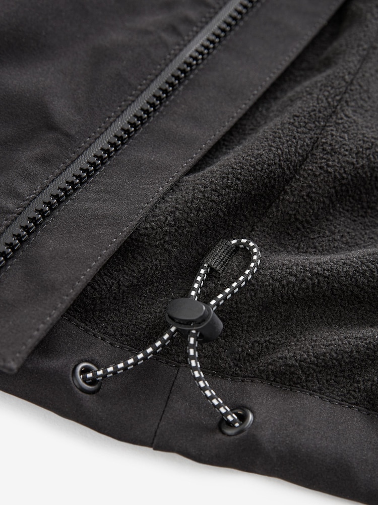 Black Waterproof Hooded Jacket - Image 14 of 14