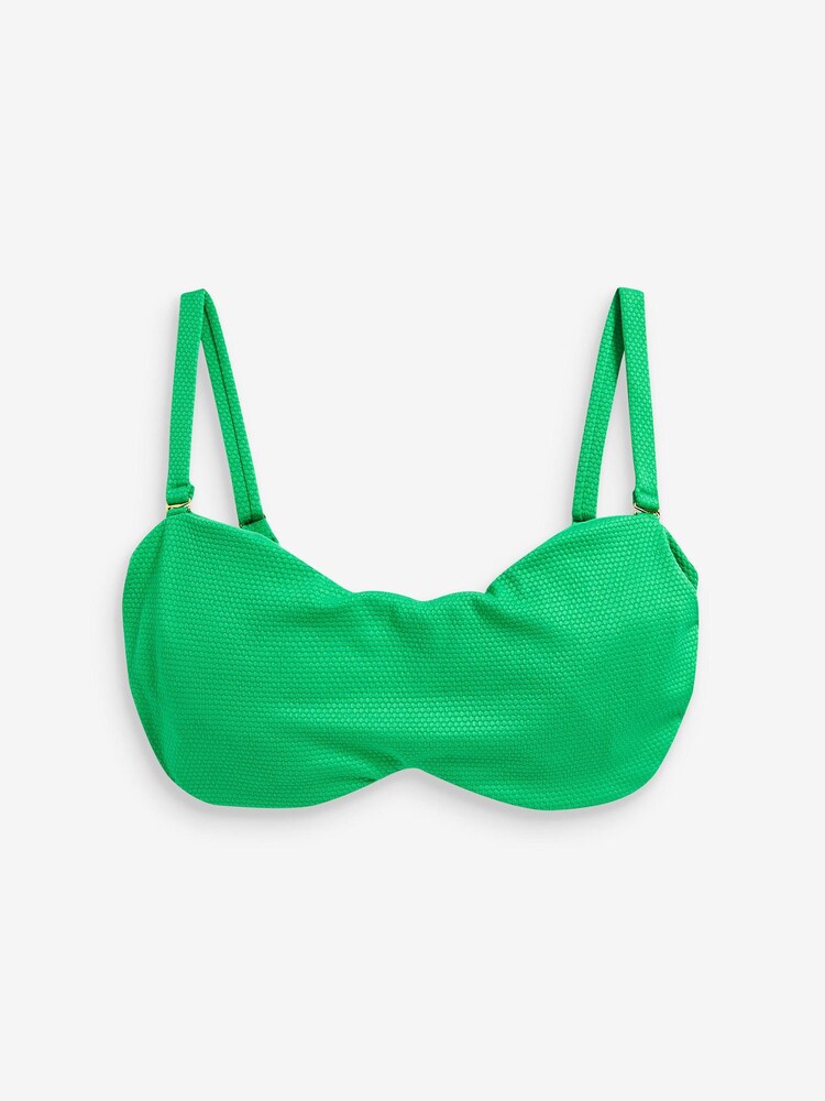 Green Bandeau Top Bella DD+ Bikini Top - Image 4 of 4