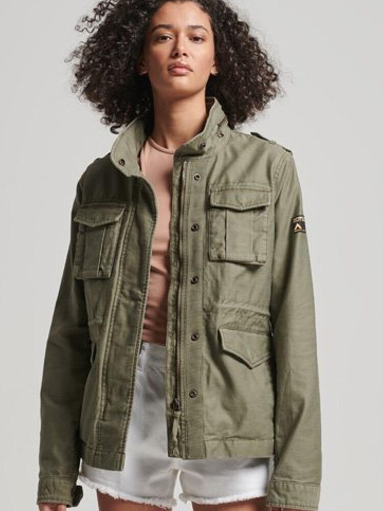 Grün - Superdry Vintage M65 Jacke - Bild 1 von 7 Grün - Superdry Vintage M65 Jacke - Bild 1 von 7