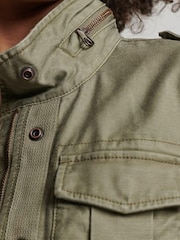 Grün - Superdry Vintage M65 Jacke - Bild 4 von 7