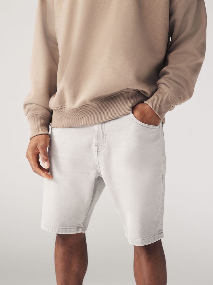 Stone Garment Dye Denim Shorts - Image 1 of 8