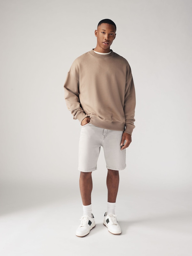Stone Garment Dye Denim Shorts - Image 2 of 8