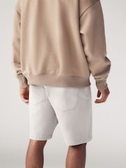 Stone Garment Dye Denim Shorts - Image 3 of 8